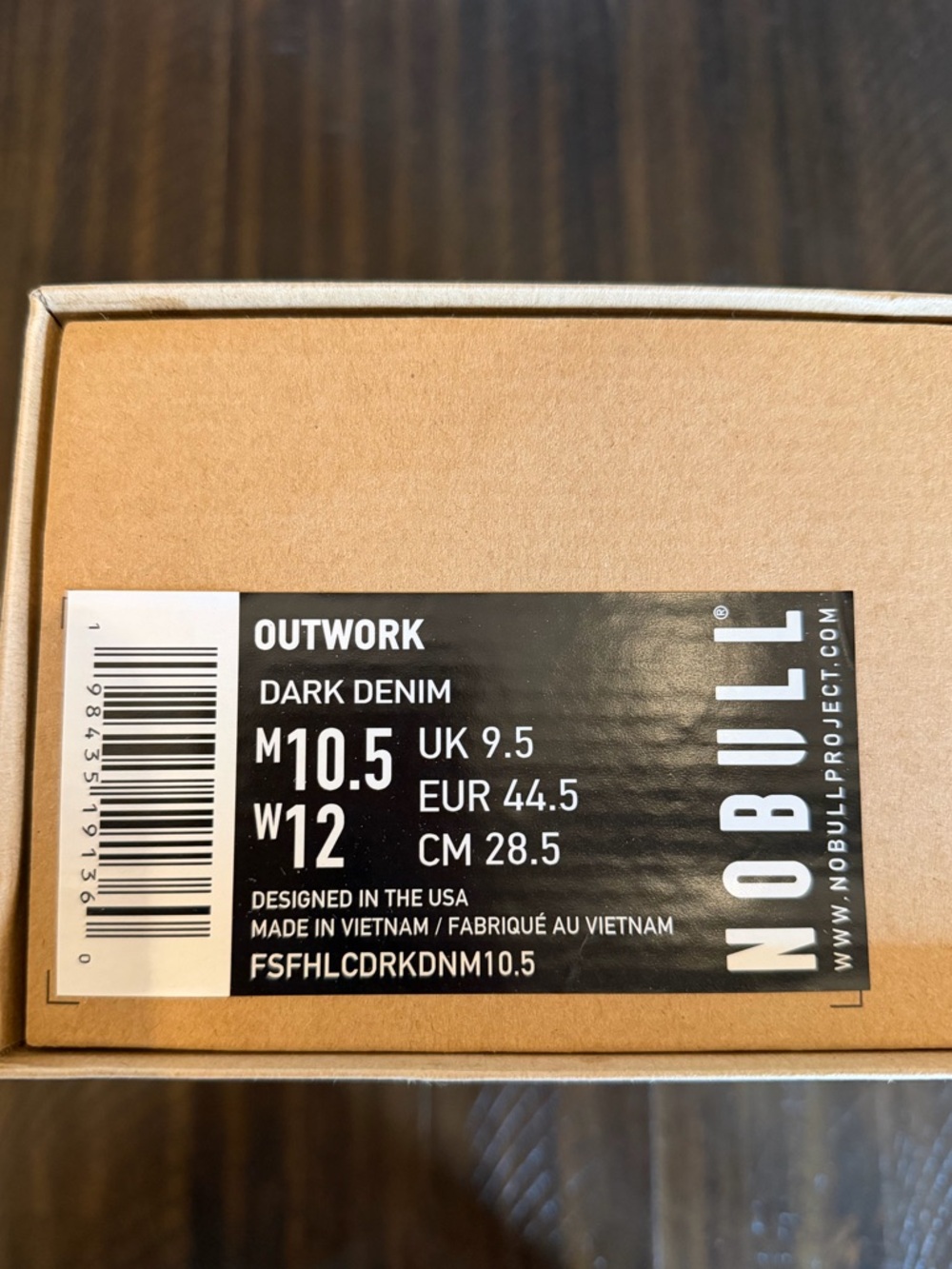 New NOBULL Men's Outwork High-Top- Denim (Size 10.5) - Picture 8 of 9